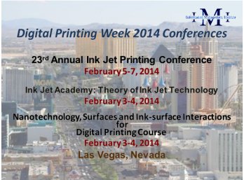 IMI Digital Printing Week 2014 Conferences